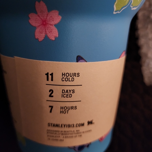 Stanley Blue Quencher H2.0 Tumbler with Fun Characters. Brand New!! - Picture 5 of 11